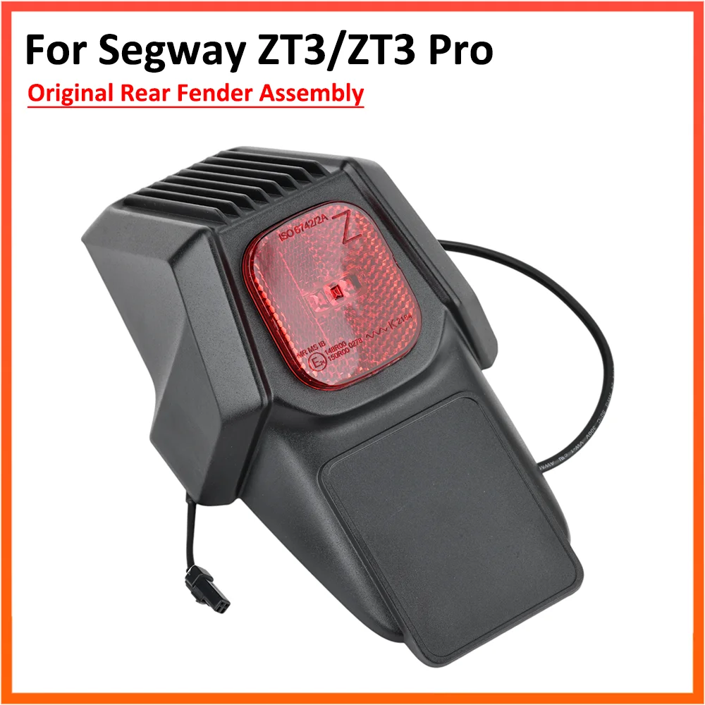 Original hintere Kotflügelbaugruppe für Segway ZT3 Pro Elektroroller KickScooter Kotflügel inklusive Bremsrücklicht Image