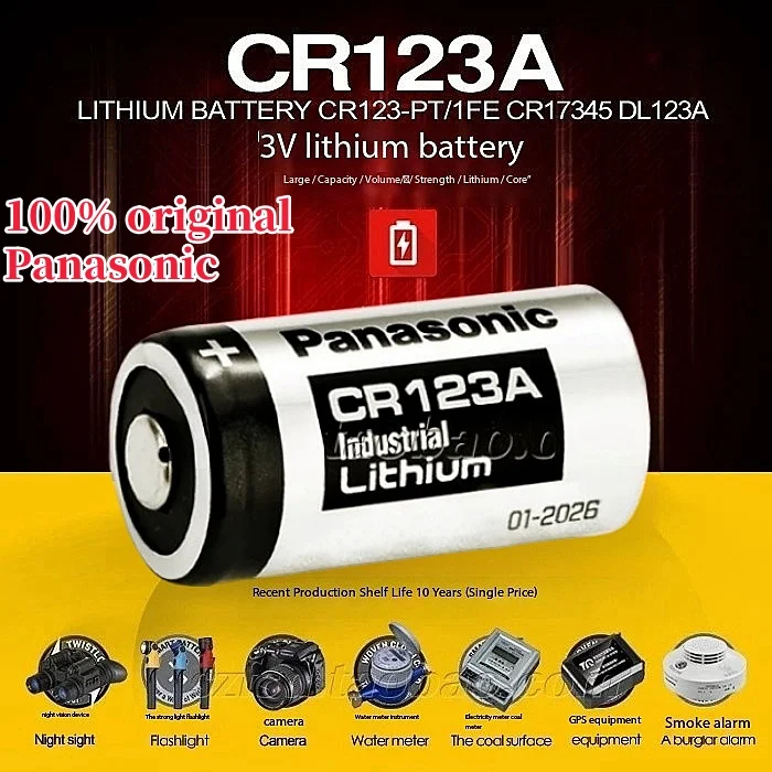 1PCS-10PCS Original Panasonic 123 Lithium 3V Arlo Kamera Batterie CR123A CR17345 DL123A EL123A 123A Image