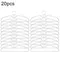 5/10/20pcs Coat Hanger Short Neck Hangers Anti-slip Clothes Hanger Short Neck Space Space-saving Plastic Clothes Hangers White