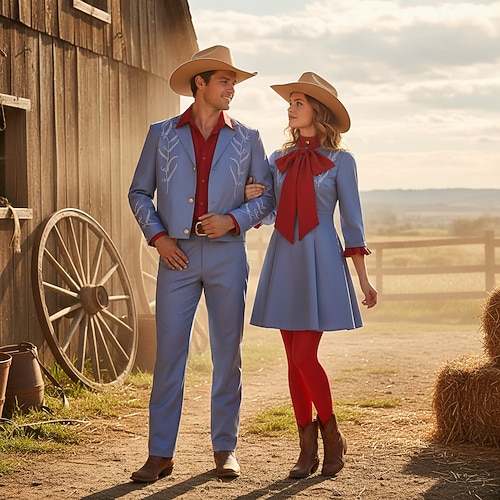 Paare Karnevalskostüm Bruno Gaga Cosplay Kostüm Outfits Cosplay Erwachsene Herren Damen Halloween Karneval Party Leistung Bühne Einfache Halloween-Kostüme Verkleiden Image