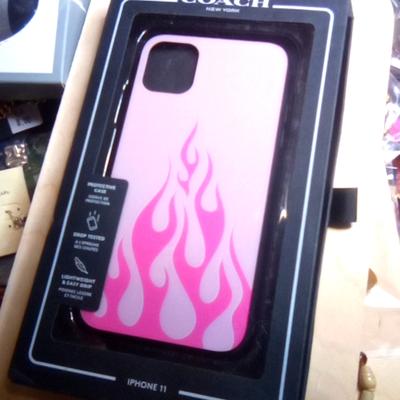 Coach Cell Phones & Accessories | Coach Iphone 11 Pink/W Fire, Protective Case | Color: Pink | Size: Os