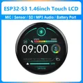 Scheda di sviluppo ESP32 S3 LCD rotondo da 1,46 pollici Display da 1,46 pollici 412x412 Sensore QMI8658 / MIC / SD / Audio MP3 / Porta batteria LVGL /