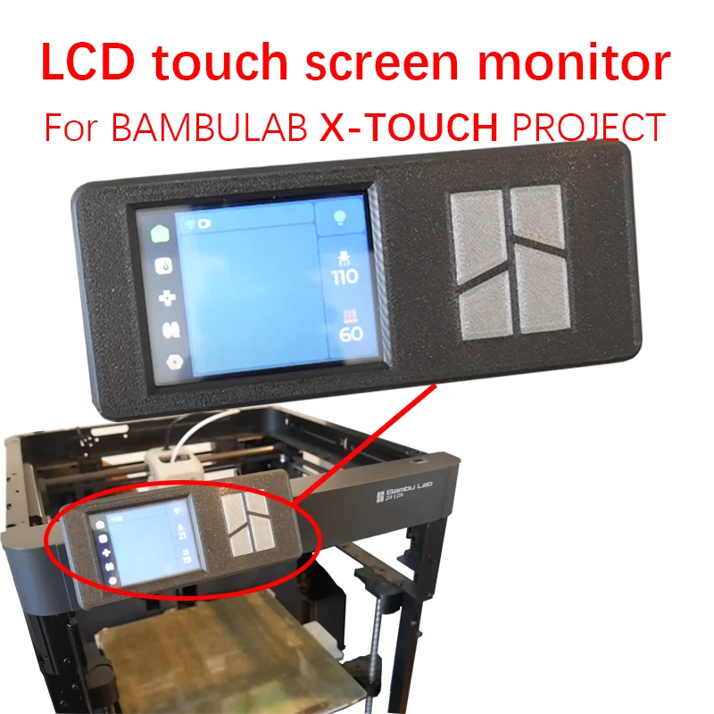 ESP32 Xtouch LCD-Bildschirm für P1S ESP32-2432S028R Entwicklungsboard 2,4 Zoll RGB-Display 240 x 320 mm für BambuLab P1P Xtouch P1S Bildschirm Image