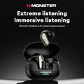 Monster MQT52 Auricolari wireless Bluetooth 5.4 Batteria a lunga durata Cuffie da gioco Cuffie audio stereo HIFI a doppia modalità con microfono