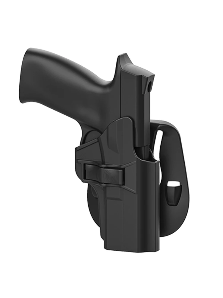 Holster für S&W M&P 9 mm/.40, volle Größe, individuell geformtes Außenbund-Paddelholster, OB-Trage mit Schnellentriegelungsknopf, rechts