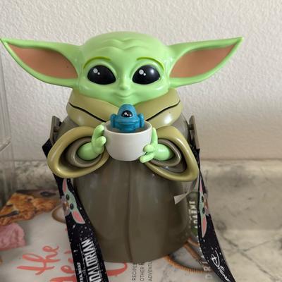 Disney Accessories | Grogu Water Bottle Disney Park | Color: Green | Size: Osbb