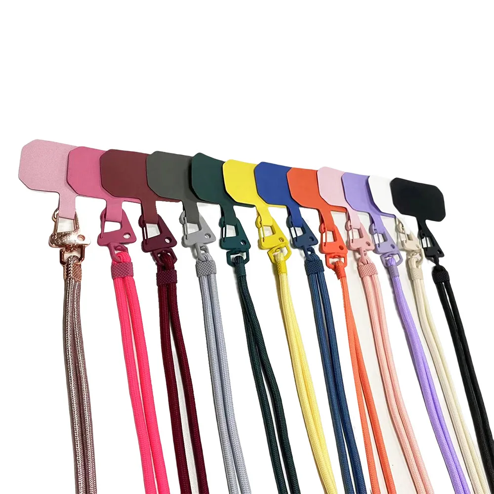 Cordino per collana con cordino a tracolla Regolazione universale del telefono cellulare Corda lunga per appendere con cordino anti-smarrimento a clip