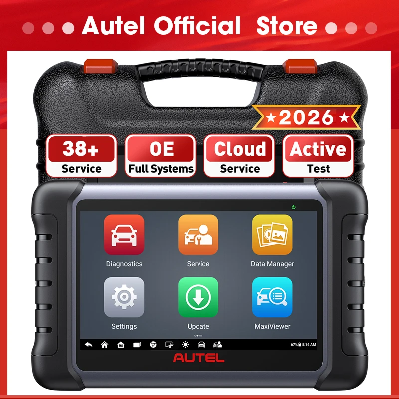 Autel MaxiCOM MK808S PRO Strumenti diagnostici per auto Bidirezionale Tutti i sistemi OBD2 Scanner Codifica chiave FCA