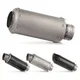 Silenziatore di scarico per moto da corsa in fibra di carbonio in lega di titanio modifica progetto universale 51MM 60MM per R25 Monster Panigale V2 V4