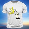 Hommes T-shirt d'humour adulte drôle sur la banane à imprimé 3D à manches courtes T-shirt à col rond Mode quotidienne rue quotidienne Bleu Clair Blanc Vert Armée Été Printemps Vêtements Apparel S M L