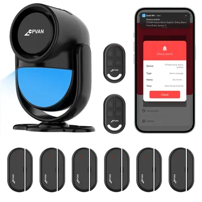 CPVAN WiFi Tuya PIR Motion Sensor Alarm 120dB sound für hause Einbrecher Sicherheit Schutz Alarm System Infrarot Motion Detektor