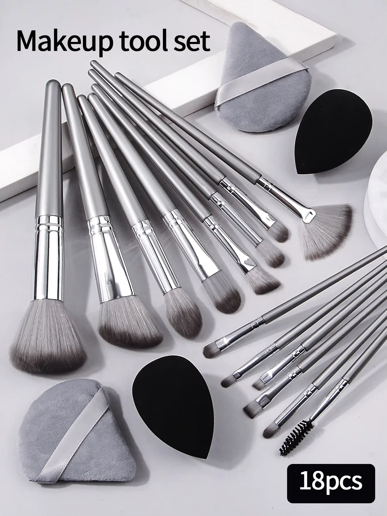 Weiche, flauschige Make-up-Pinsel-Set, Lidschatten, Foundation, Damen, Kosmetik, Puder, Rouge, Blending, Schönheit, Make-up, Schönheitswerkzeug