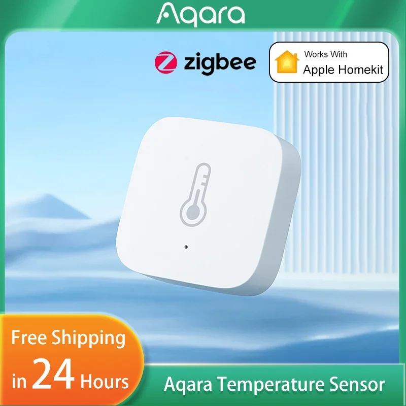 Aqara Temperatursensor Zigbee Smart Air Qualität Druck Temperatur Luftfeuchtigkeit Sensor Matter Smart Home für Apple Homekit APP Image