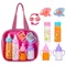 Große Baby Puppe Babyflasche Set Babypflege Spielzeug Kinderwagen 2 stücke Milch Und Saft Flaschen