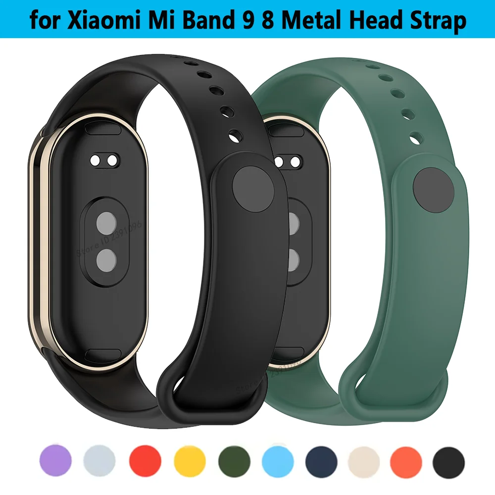 Armband für Xiaomi Mi Band 9 Smart Watch Sport Silikon Armband für Mi Band 8 Ersatz Armband Miband 9 8 NFC Zubehör Image
