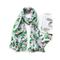 St. Patrick's Day Kleeblatt-Schal für Damen, leichter Wickelschal mit Kleeblatt-Print, festliches grünes Accessoire für Feiertage, Partys und den Alltag