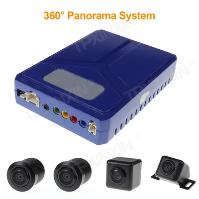 Car Auto stereo DVR HD 360 Surround View System Driving With Bird View Panorama System 4 Car Camera