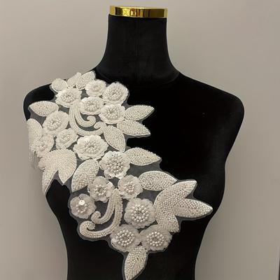 TEMU Embroidered Sequined Flowers Image