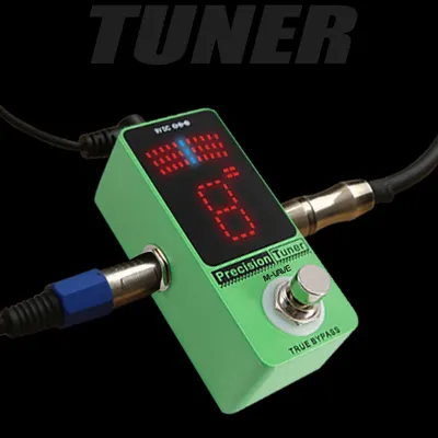 M-VAVE E-Gitarren-Effekt Pedal Tuner Pedal Präzisions gitarren Tuner mit LED-Display True Bypass Gitarre Zubehör Teile