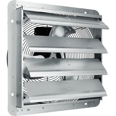 Abluftventilator, 406 mm, 1400 U/min, 1506 cfm, Wandlüfter aus Aluminium zur Wandmontage mit Image