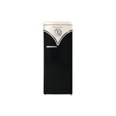 Retro Freistehend Kühlschrank/Gefrierschrank, 152.5 x 59.5 x 66.1 cm, Schwarz OBRB615DBK - Gorenje