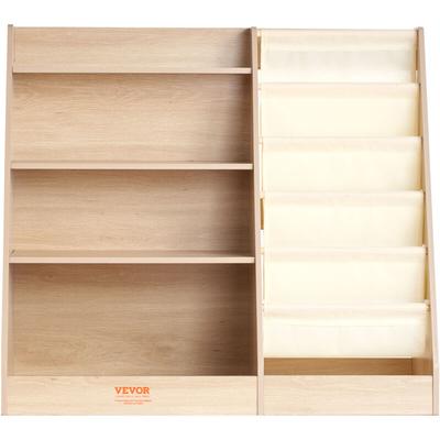 Vevor - 4-stöckiges Bücherregal aus Holz für Kinder, Sechsstöckiges Bücherregal, Image