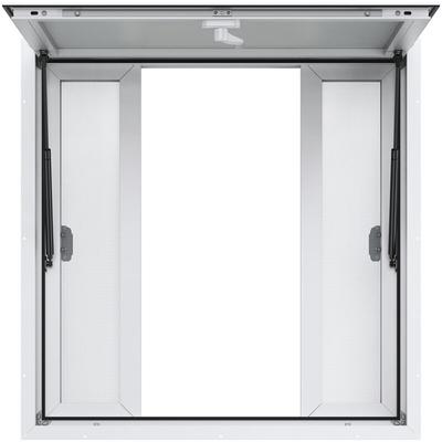 VEVOR Imbissfenster 36"x36", Servicefenster aus Aluminiumlegierung für Imbisswagen mit 4 Image