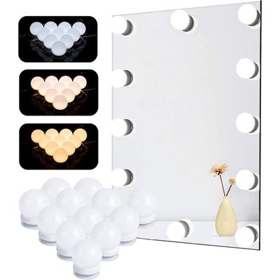 Rnemitery - Spiegelleuchte, 12 Hollywood-Glühbirnen, dimmbares LED-Licht-Set, Lampe für Image