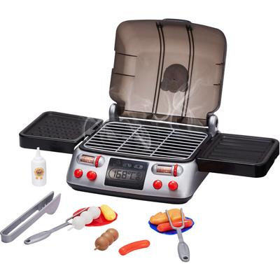 Mophorn - Kinder-Grill-Spielzeugset – Rauch, Ton und Licht, Spiellebensmittel, Zubehör für Kinder Image