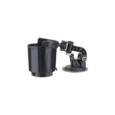 2-in-1-Flaschenhalter mit 360° drehbarer, verstellbarer Basis und Auto-Organizer mit Saugnapf, Image