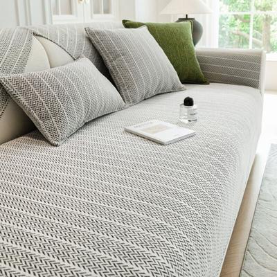 Sinbinta - Sofabezug l Form 1 2 3 4 Sitzer,Chenille Couch überzug Anzug Pets Dog Sofaschoner Image