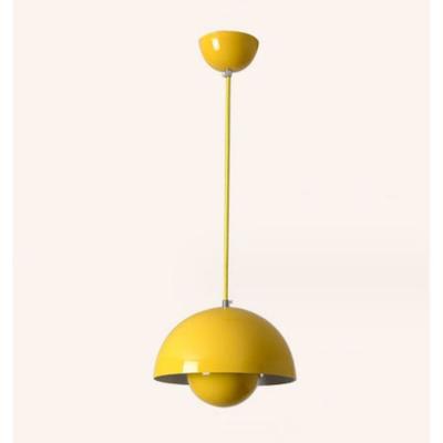 Wottes - Modern Hängeleuchte Gelb Pendelleuchte Metall Deckenlampe Pendelleuchte Wohnzimmerleuchte Image