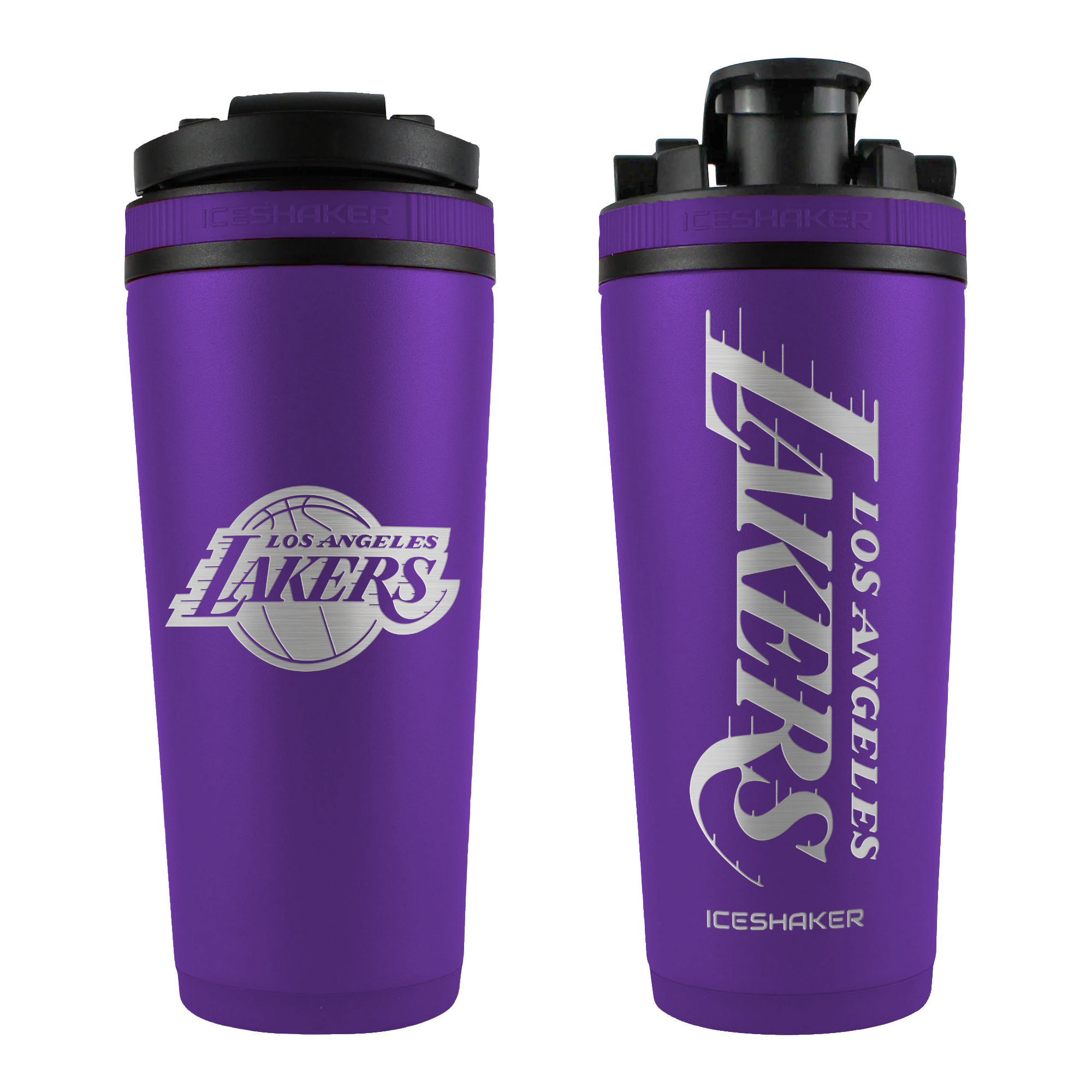 Los Angeles Lakers Edelstahl-Eisstreuer in Teamfarbe – 26 oz Image