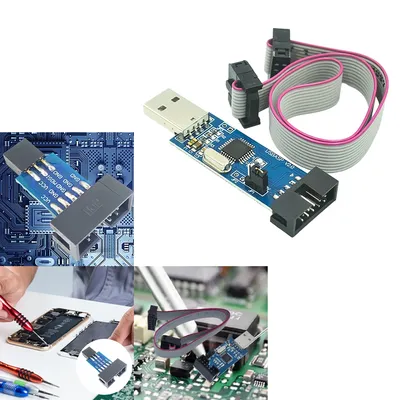 Downloader Programmer Support Win7 64 USB Programmer 3.3V/5V Powered Microcontroller Programmer