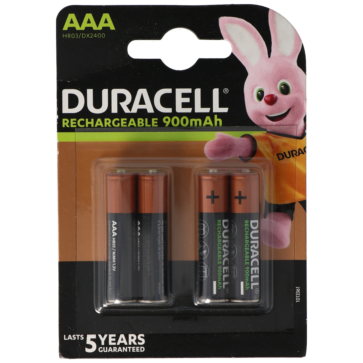 Duracell Recharge Ultra AAA Akku NiMH Micro mit bis zu 850mAh bis 900mAh Kapazität, 4er Image