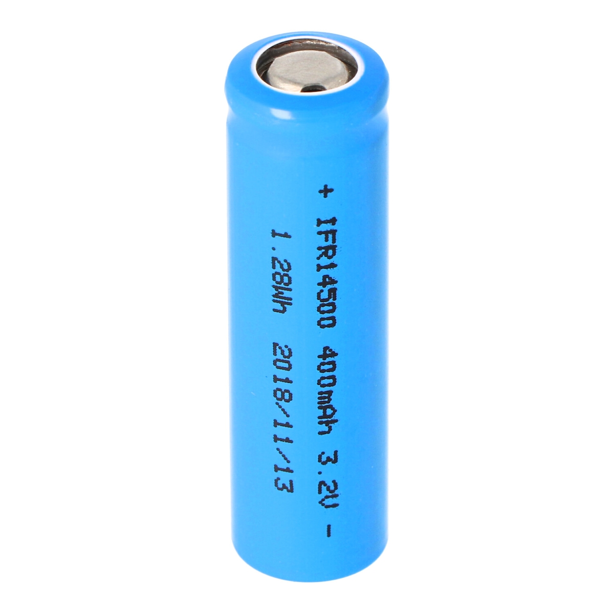 Efest IFR14500 - 400mAh AA LiFePo4 Akku 3,2V mit Flat Top (ohne Kopf) flacher Pluspol, Maße 49,8x14,2mm Image