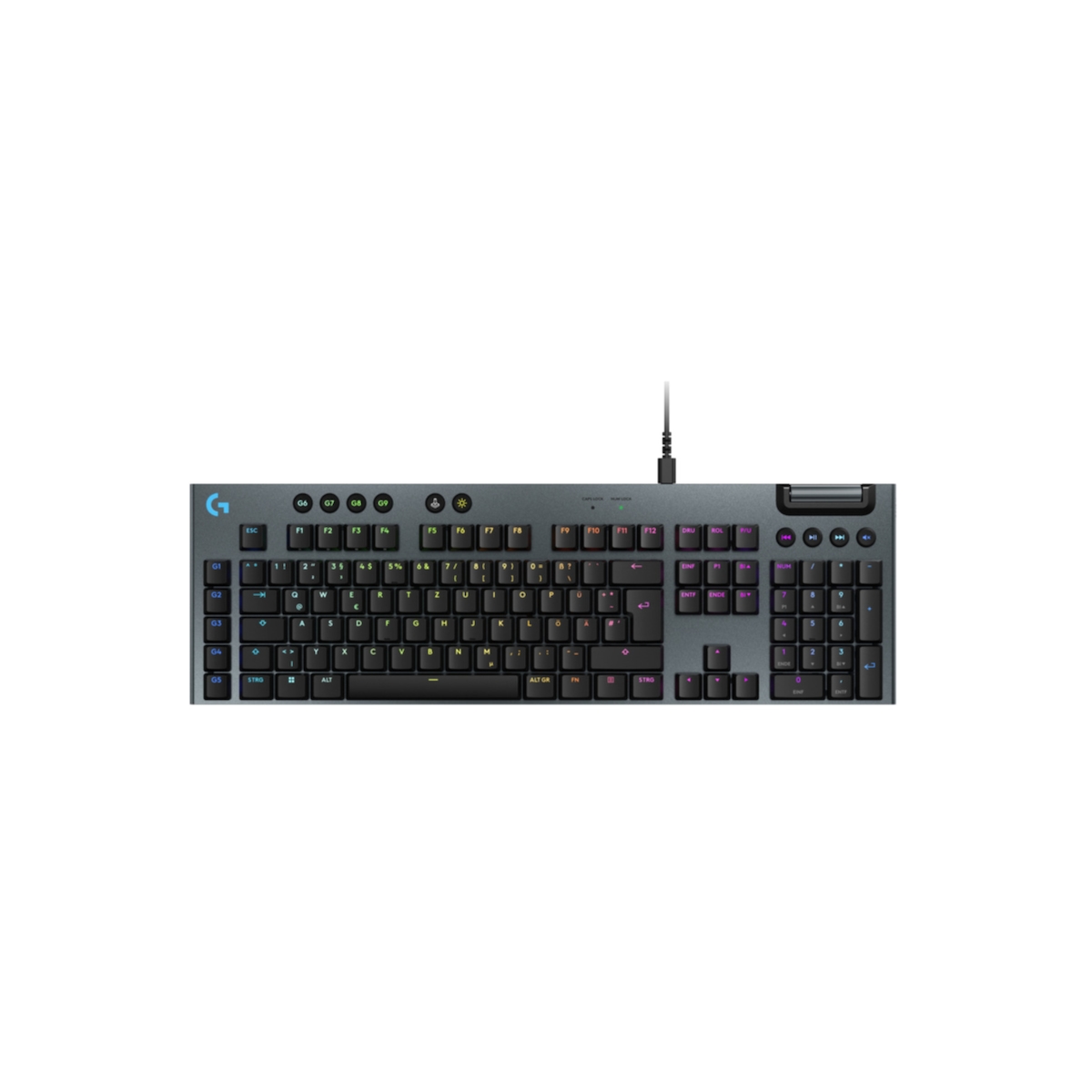 Keyboard Logitech G915X WIRED Schwarz (DE) (920-012938) Image