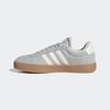 Sneaker ADIDAS SPORTSWEAR "VL COURT 3.0", Gr. 40,5, grau (wonder silber, sanftes weiß, gum 3), Leder, Synthetik, sportlich, Schuhe, inspiriert vom Design des adidas samba