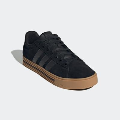 Sneaker ADIDAS SPORTSWEAR "DAILY 4.0", Gr. 44, schwarz (core schwarz, carbon, gum10), Synthetik, Leder, sportlich, Schuh