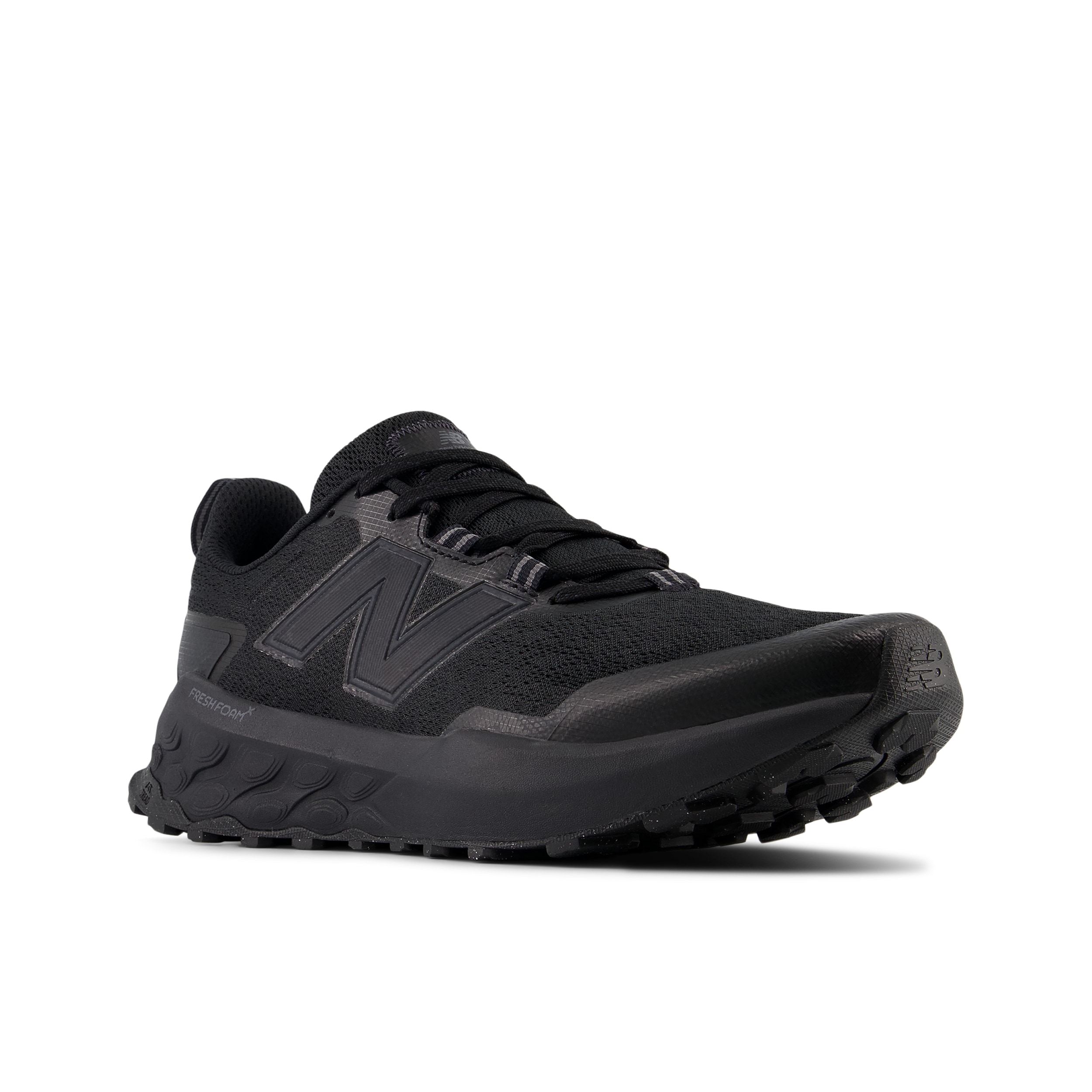 Laufschuh NEW BALANCE "Fresh Foam Garoe", Herren, Gr. 47,5, schwarz, Synthetik, Textil, Schuhe Laufschuh, Trailrunning-Schuhe