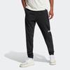 Sporthose ADIDAS SPORTSWEAR "M LIN SJ TE PT", Herren, Gr. M, N-Gr, schwarz-weiß (schwarz, weiß), Obermaterial: 74% Baumwolle, 26% Polyester, sportlich, Hosen