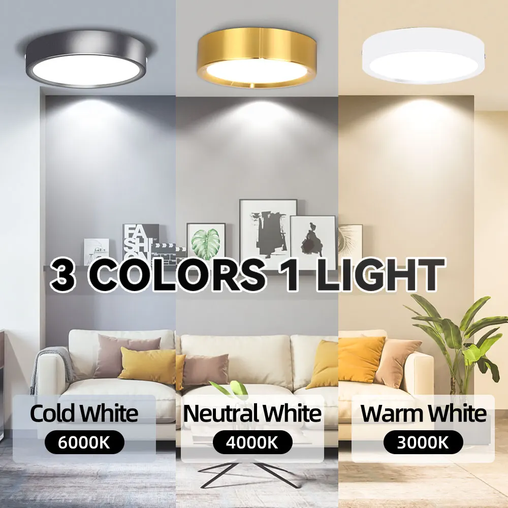 Led Unten Lichter 220V Decke Lichter spot licht Oberfläche Montiert Led Lampe 10W 15W 25W Zimmer badezimmer licht Innen Beleuchtung Leuchte