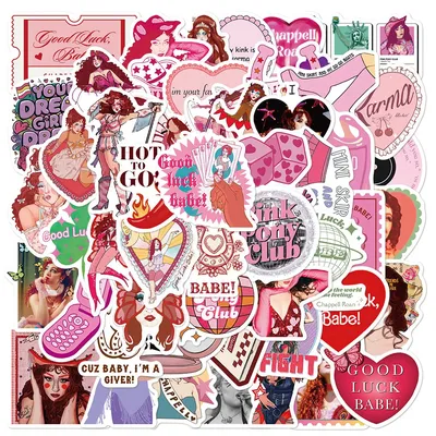 10/30/50PCS Sänger Chappell Roan Graffiti Aufkleber Aufkleber Laptop Telefon Koffer Notebook Fans Dekoration Aufkleber Kinder spielzeug Geschenk Image
