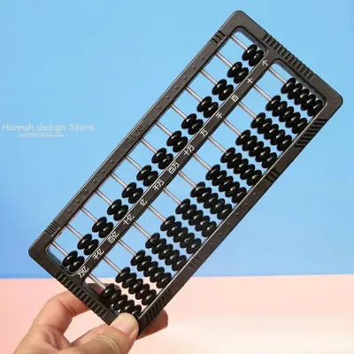 Abacus 7 Perlen 13 Reihen Kind Lernen Mathematik Arithmetik Berechnung Werkzeuge Chinesischen Traditionellen Abacus Lernspielzeug für Kinder Image