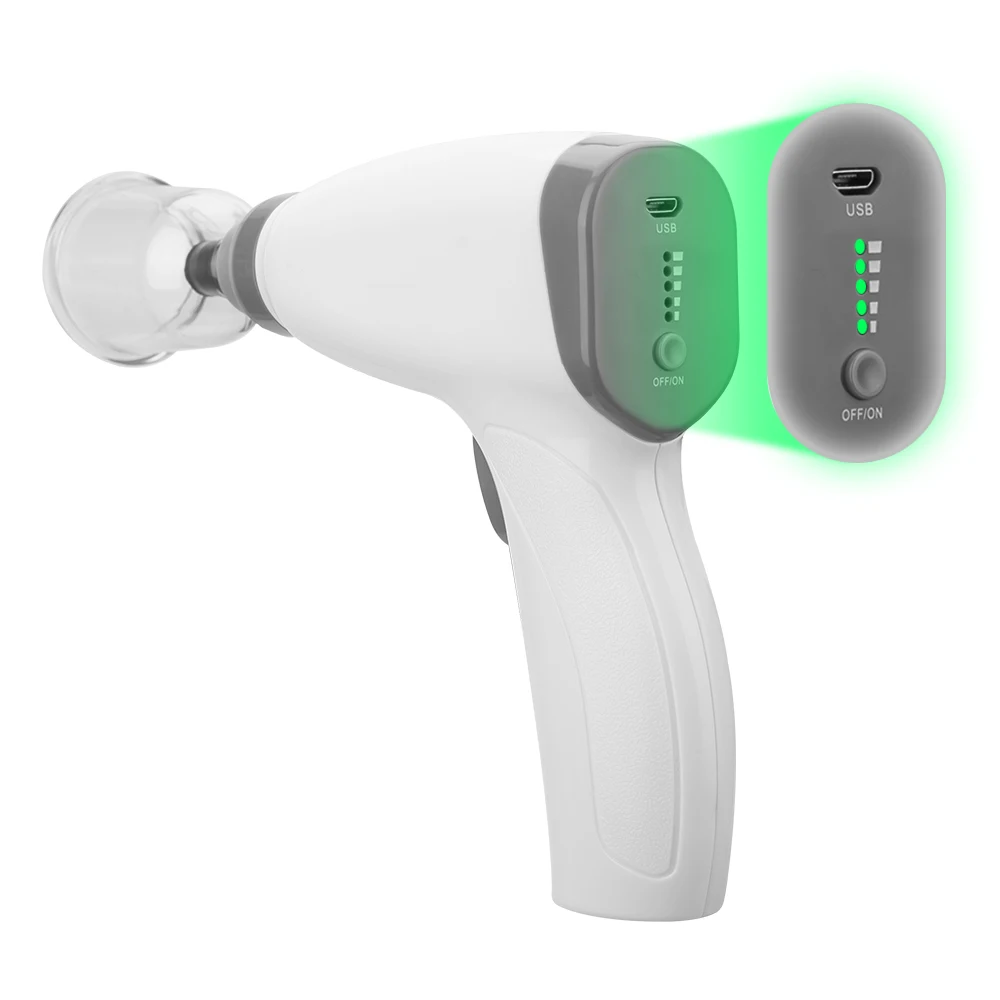Elektrisches Vakuum-Schröpftherapie-Set, wiederaufladbares Guasha-Massagegerät, Schabdosen, lindern körperliche Müdigkeit Image