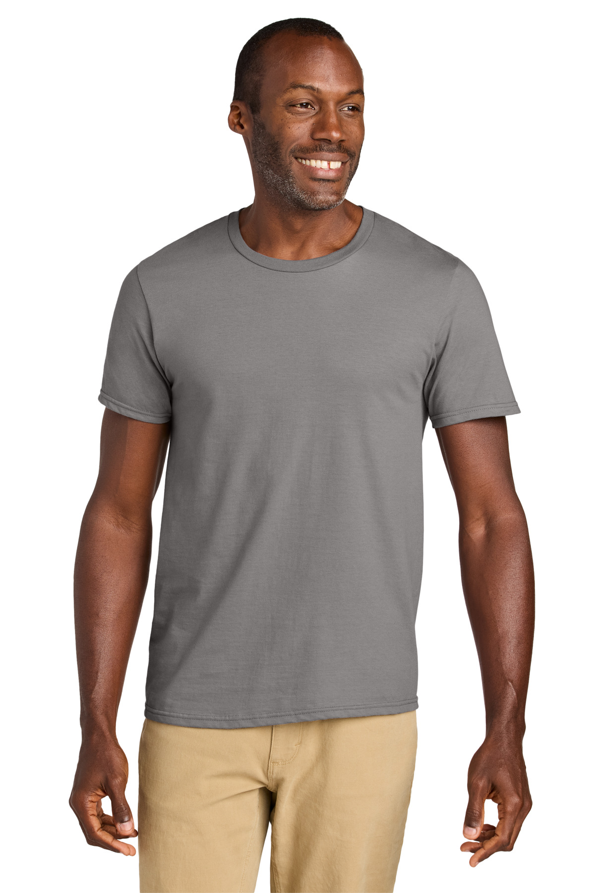 Jerzees 363M Classics Cotton T-Shirt in Rock size Medium