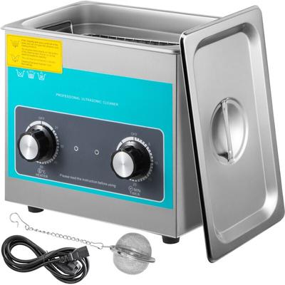 Mophorn - 3L Knopfsteuerung Digital Ultraschall Reiniger 40kHz Ultraschallreiniger Edelstahl 24 x