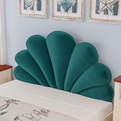 Muschel Kopfteil Bett 140 160 Polster, Wandkissen Kinderzimmer Bett Deko, Weiche PP-Baumwolle