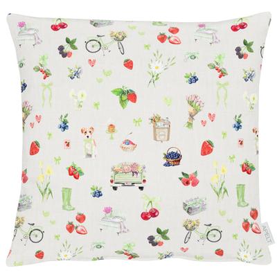 Dekokissen APELT "6724", bunt (grün, bunt, bedruckt), B:48cm H:5cm L:48cm, Polyester, Baumwolle, Dekokissen_Sitzkissen_Kissenhüllen Image
