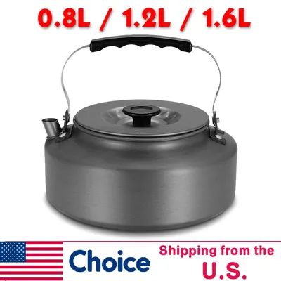 Portable Water Kettle Water Pot Teapot Coffee Pot Indoor Aluminum Alloy Tea Kettle Outdoor Camping